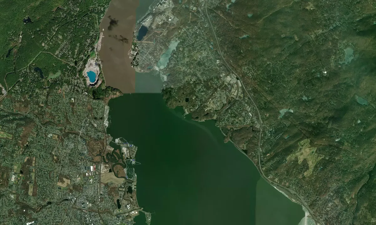 Flyfoto av South of Georges Island Launch Ramp
