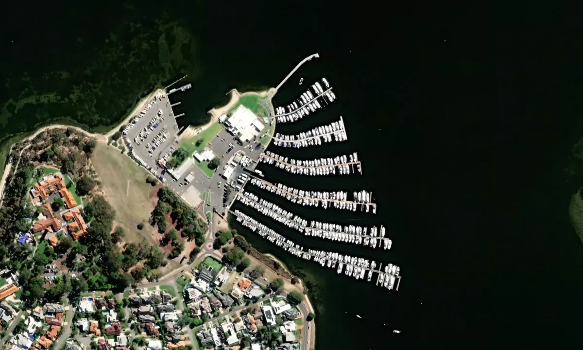 Flyfoto av South of Perth Yacht Club