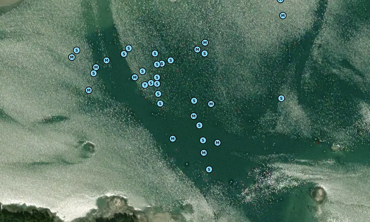 Satelite image of Southeast Harbor (inner)