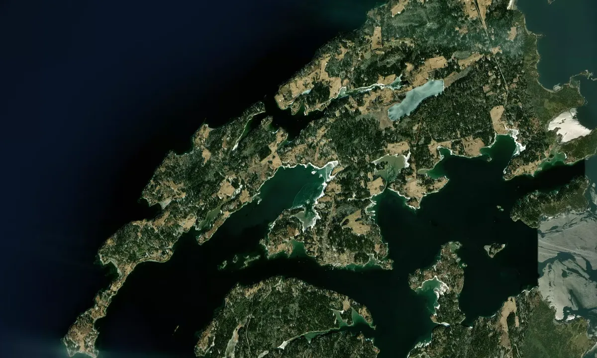 Flyfoto av Southern Harbor