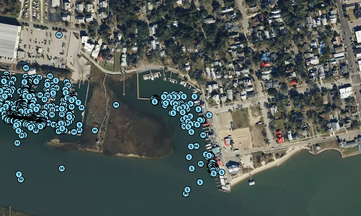 Satelite image of Southport Basin