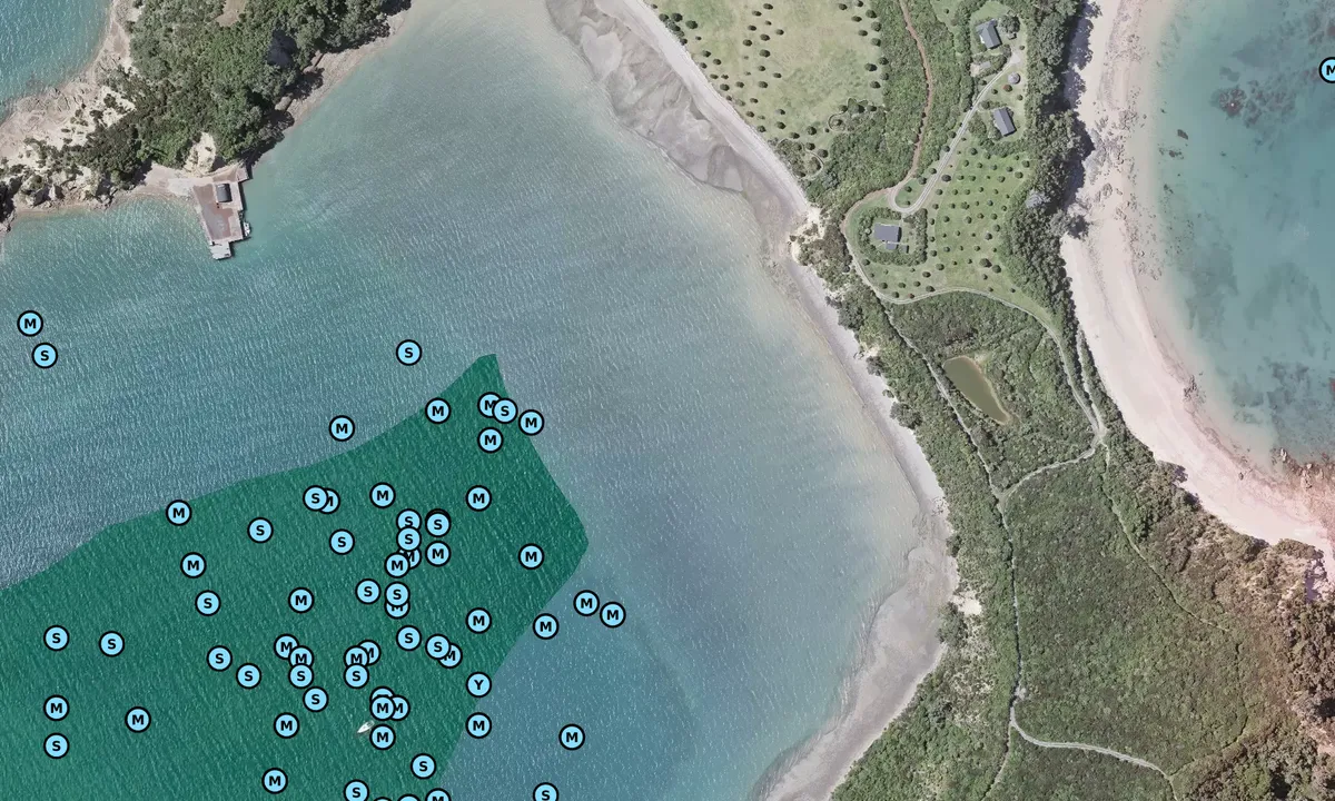 Satelite image of Southwest Bay
