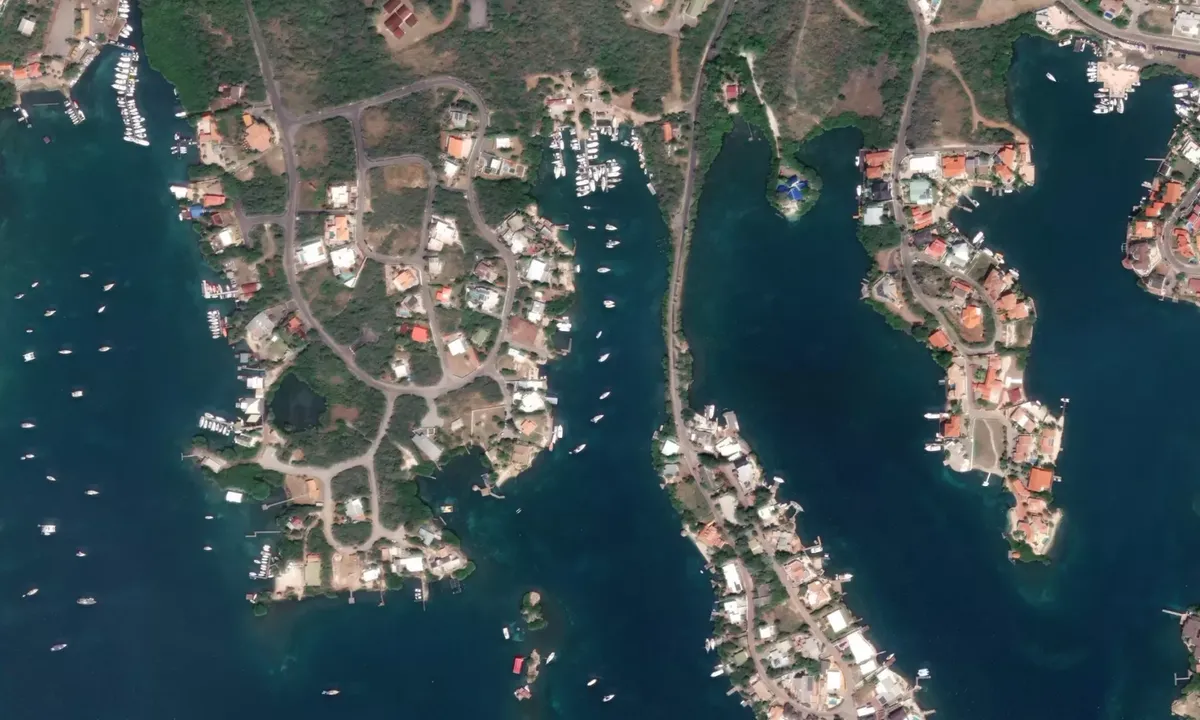Flyfoto av Spaanse water