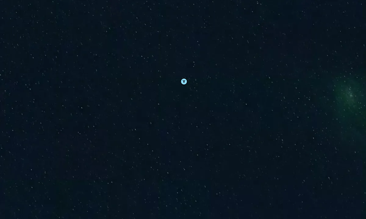 Satelite image of Spacious Bay