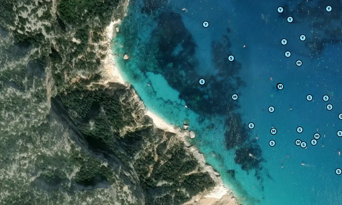Satelite image of Spiaggia degli innamorati
