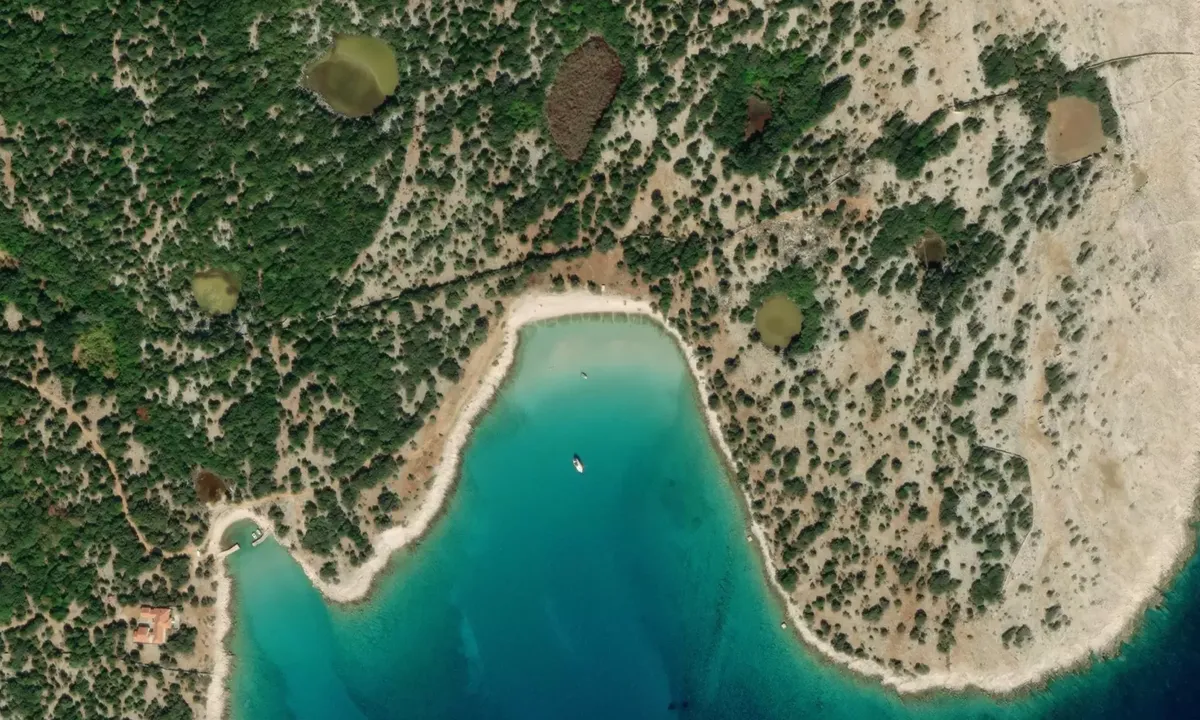 Flyfoto av Spiaggia dei 7 cancelli