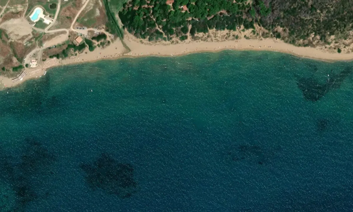 Flyfoto av Spiaggia dei Gigli