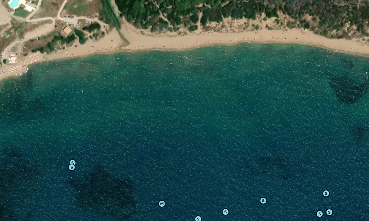 Satelite image of Spiaggia dei Gigli