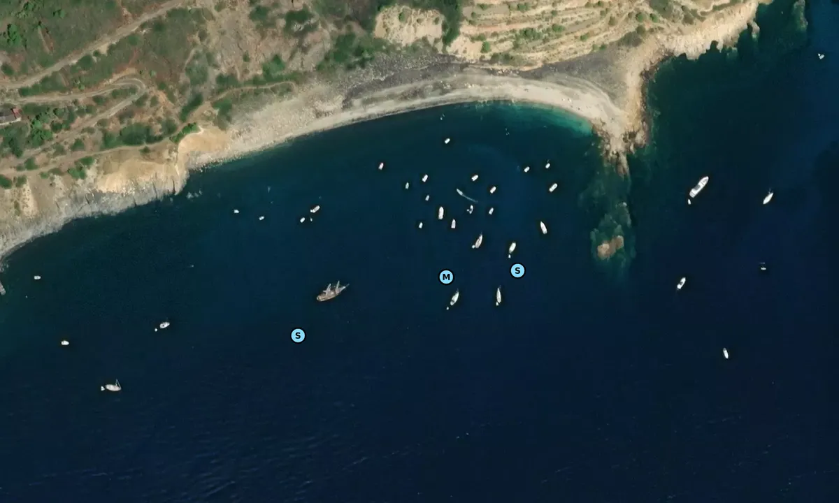 Satelite image of Spiaggia Del Cannello