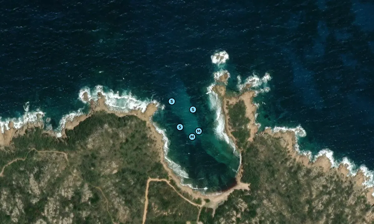 Flyfoto av Spiaggia del Cervo