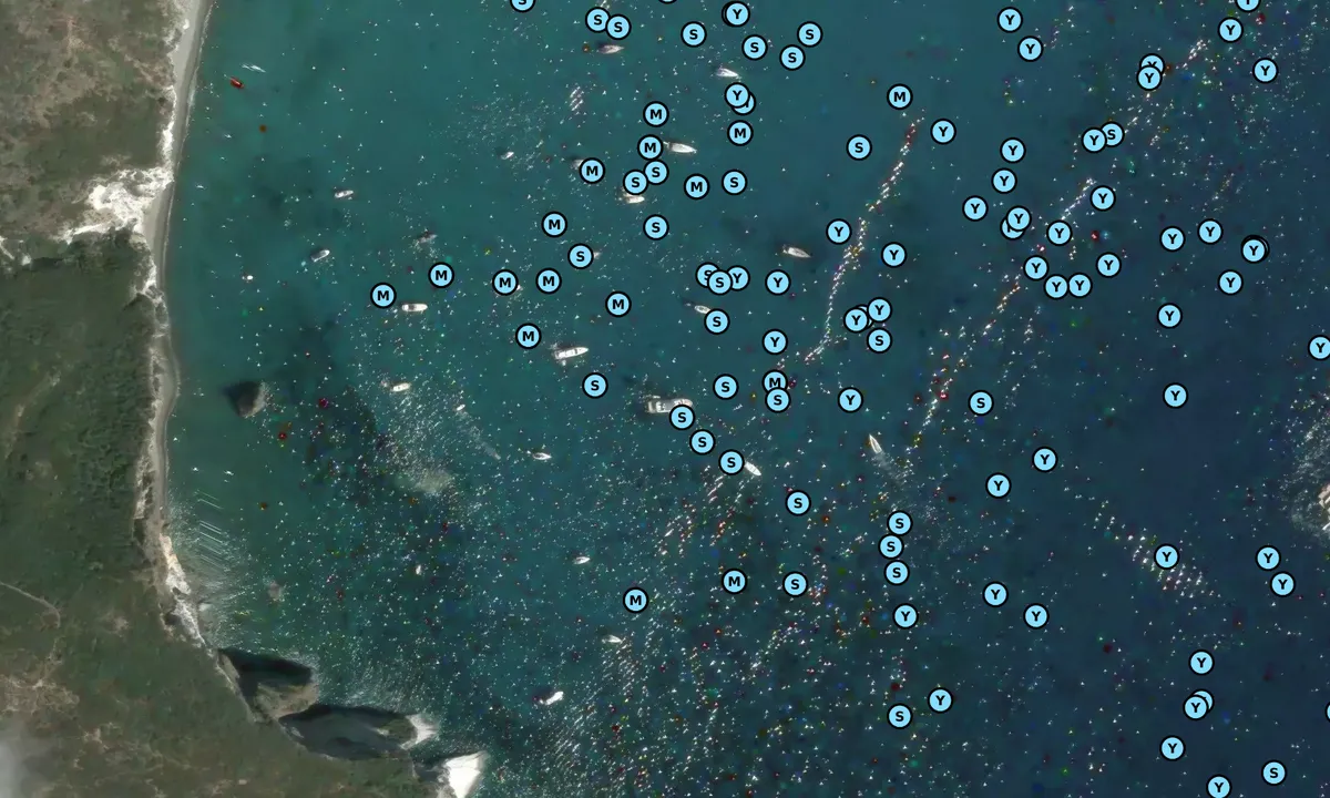 Satelite image of Spiaggia del Core