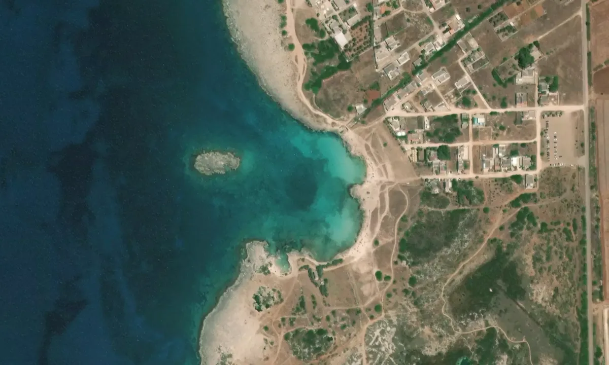 Flyfoto av Spiaggia del Frascone