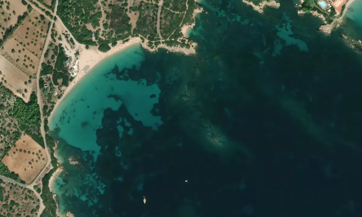 Flyfoto av Spiaggia del Lazzaretto