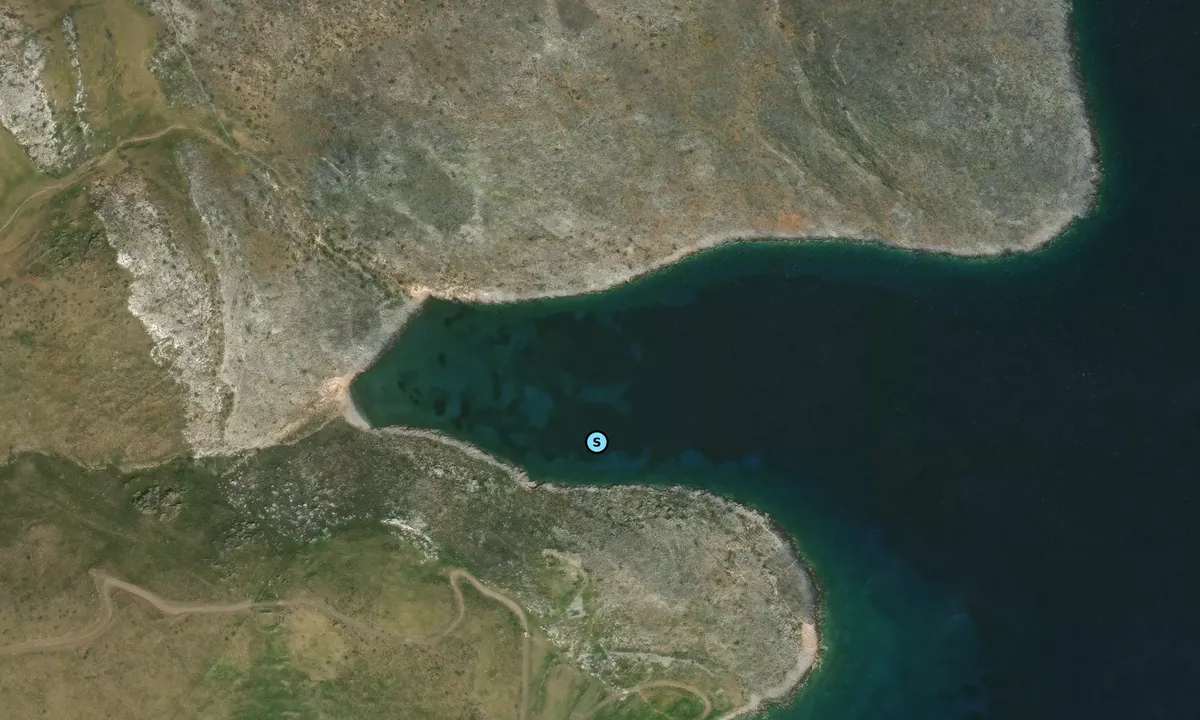 Satelite image of Spiaggia delle Capre
