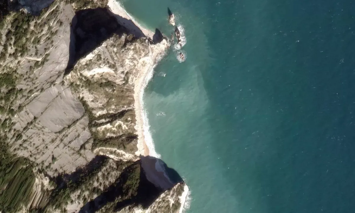 Satelite image of Spiaggia delle due sorelle