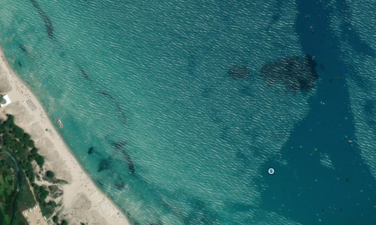 Satelite image of Spiaggia di Budoni