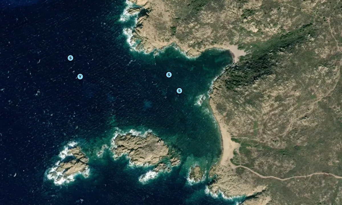 Satelite image of Spiaggia di Ferraglione