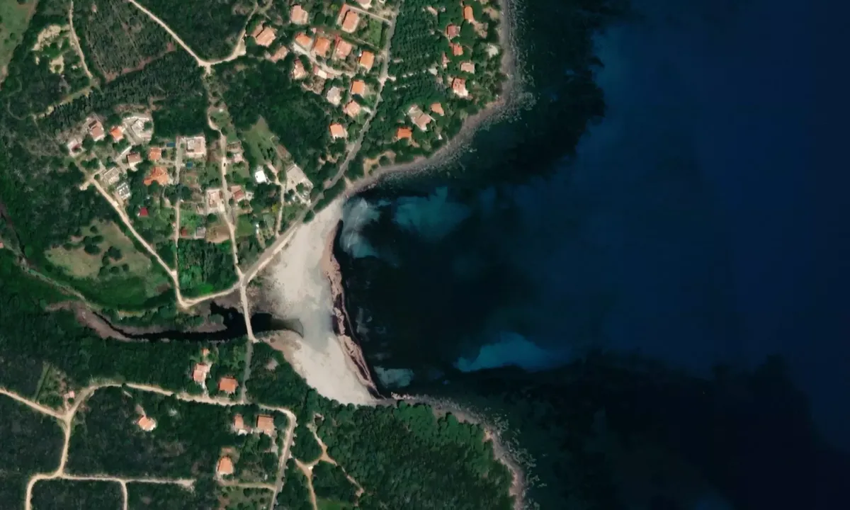 Flyfoto av Spiaggia di Fuile e' mare