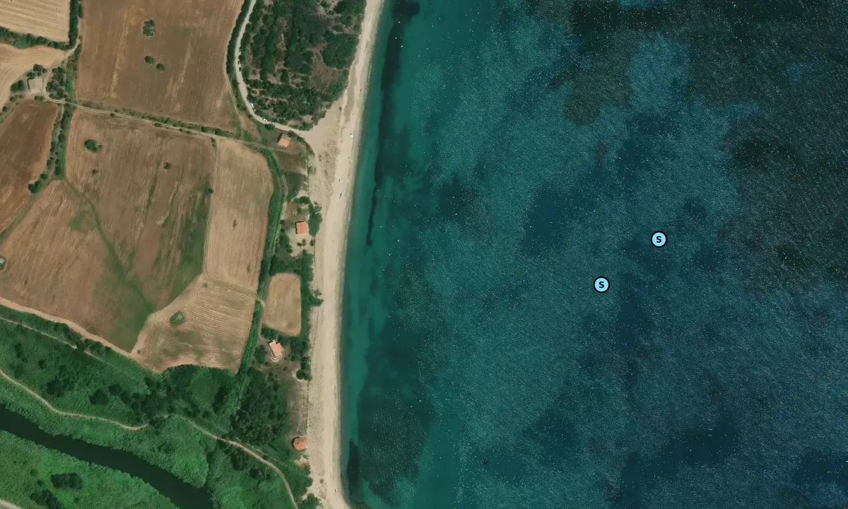Satelite image of Spiaggia di Furcadizzu