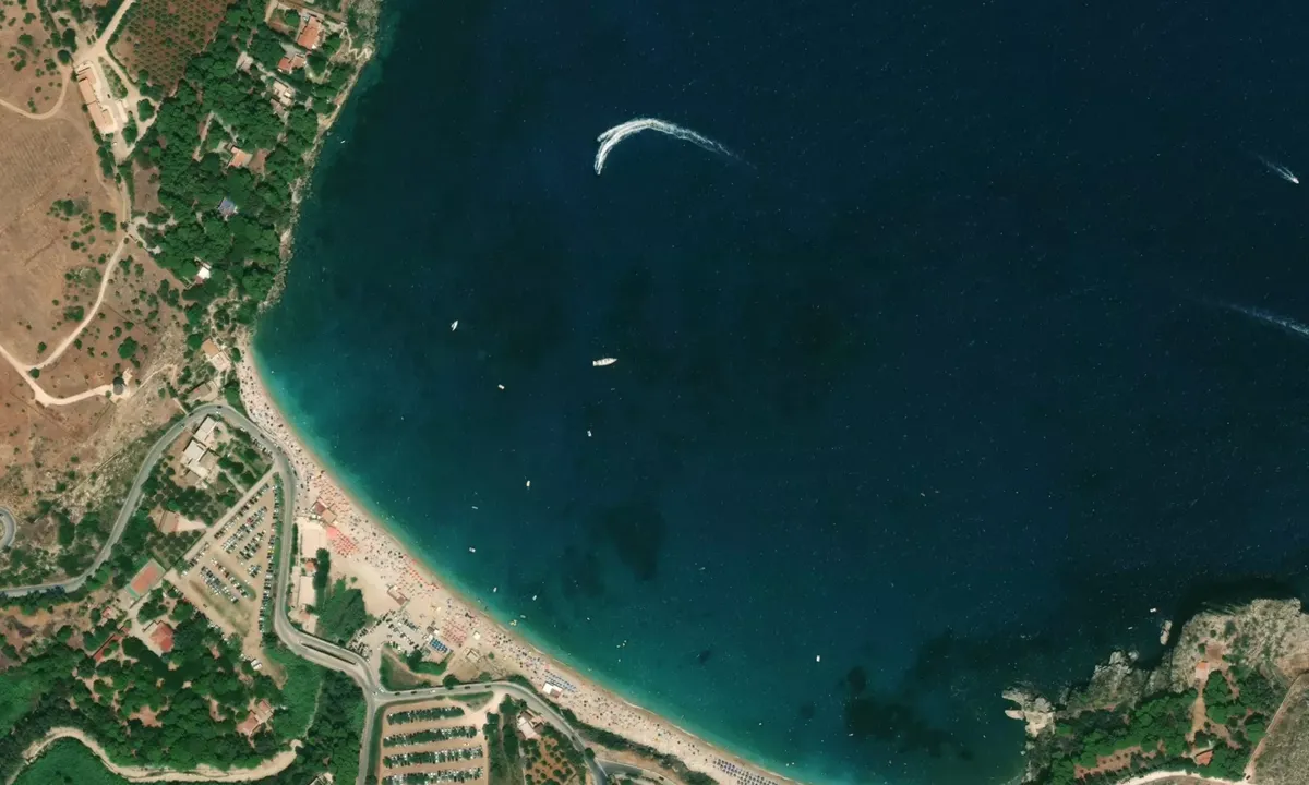 Flyfoto av Spiaggia di Guidaloca