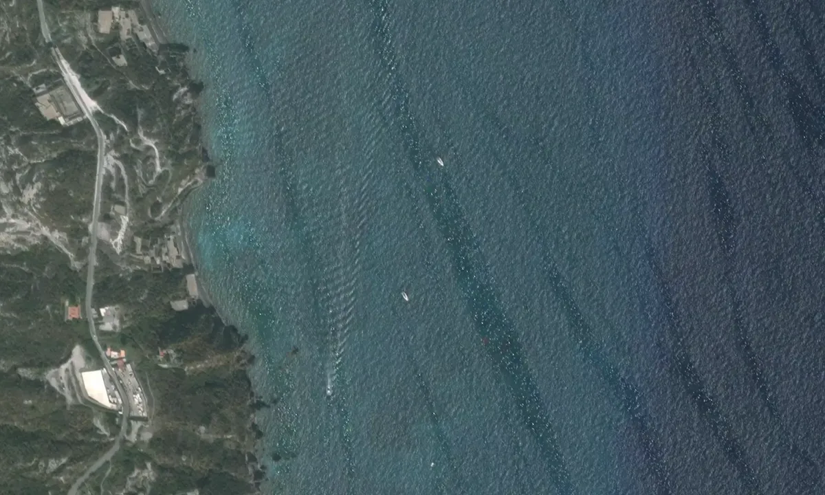 Flyfoto av Spiaggia di Pietra Liscia