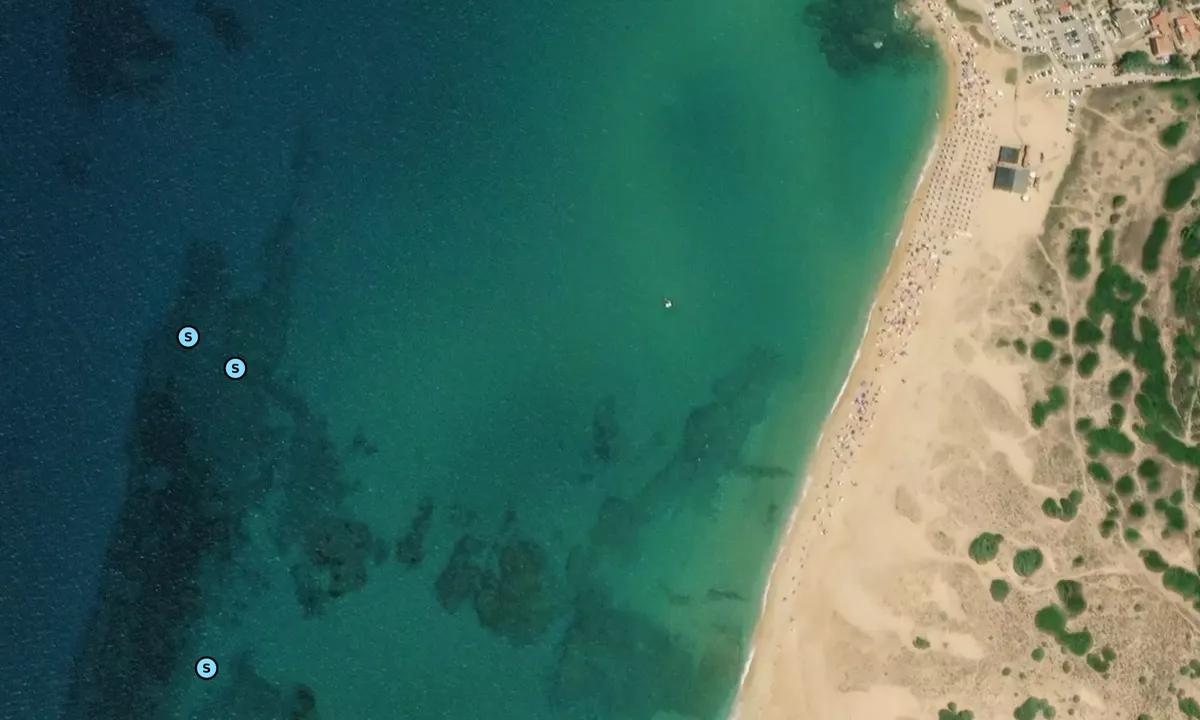 Satelite image of Spiaggia di Pistis