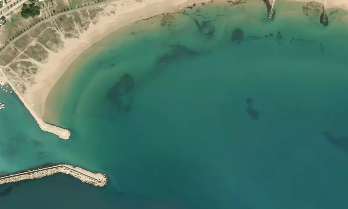 Flyfoto av Spiaggia di Porto Palo