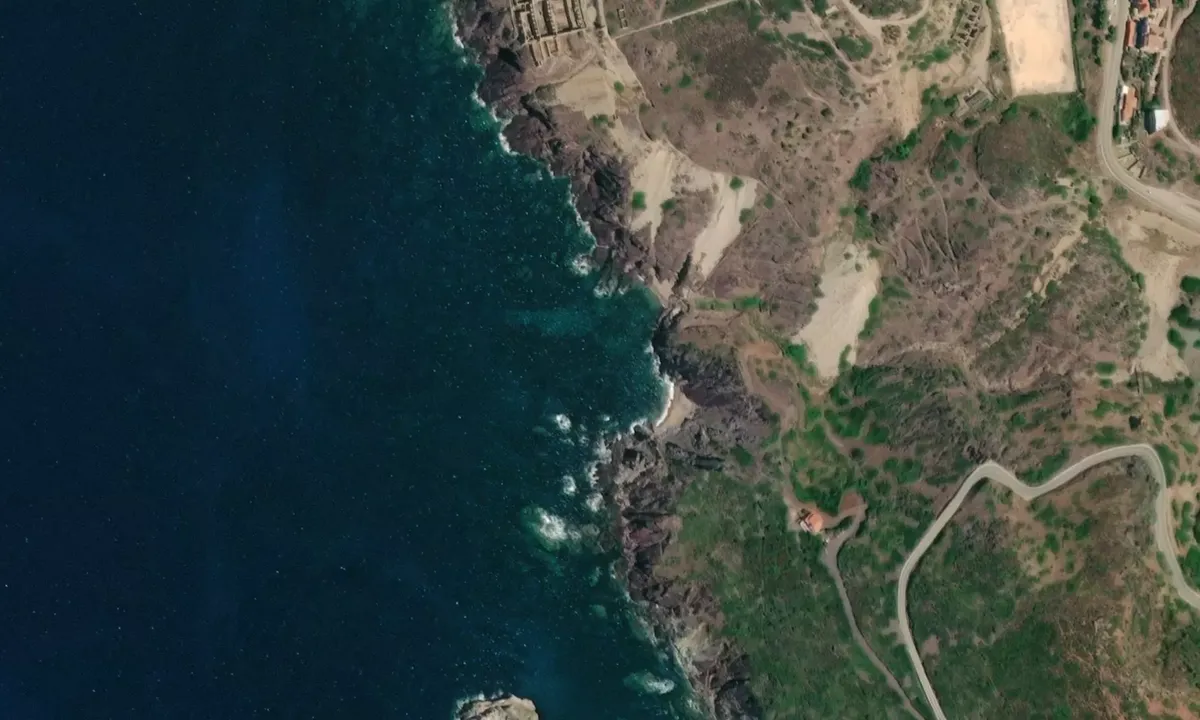 Satelite image of Spiaggia di Portu Raffa