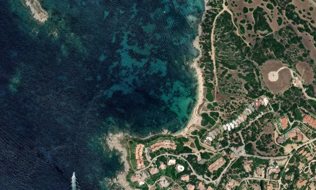 Flyfoto av Spiaggia di Santo Stefano