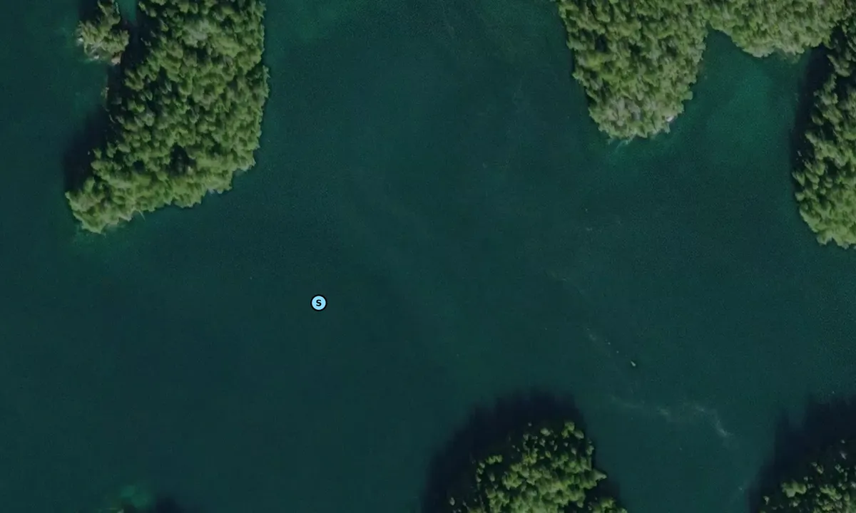 Satelite image of Spicer Island - North