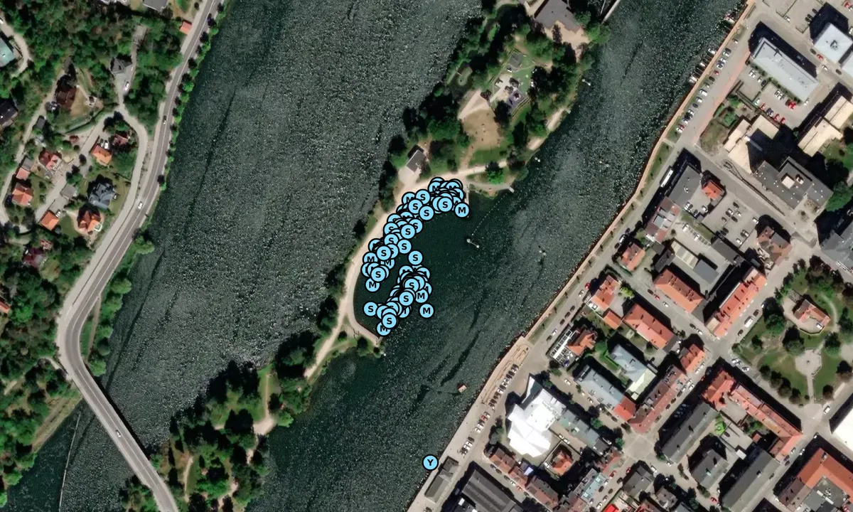 Satelite image of Spikön