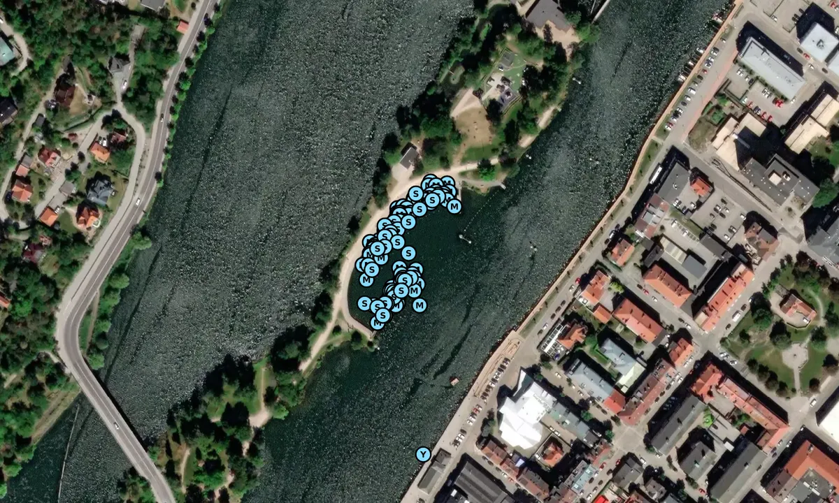Satelite image of Spikön