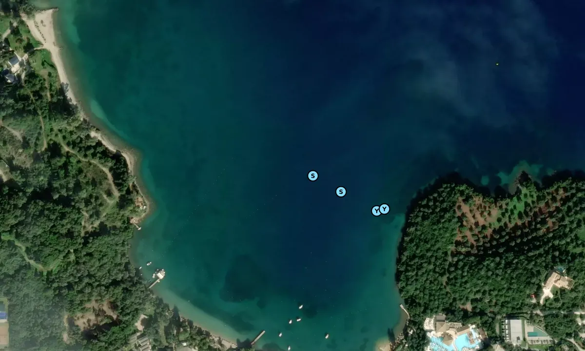 Satelite image of Spilios Beach