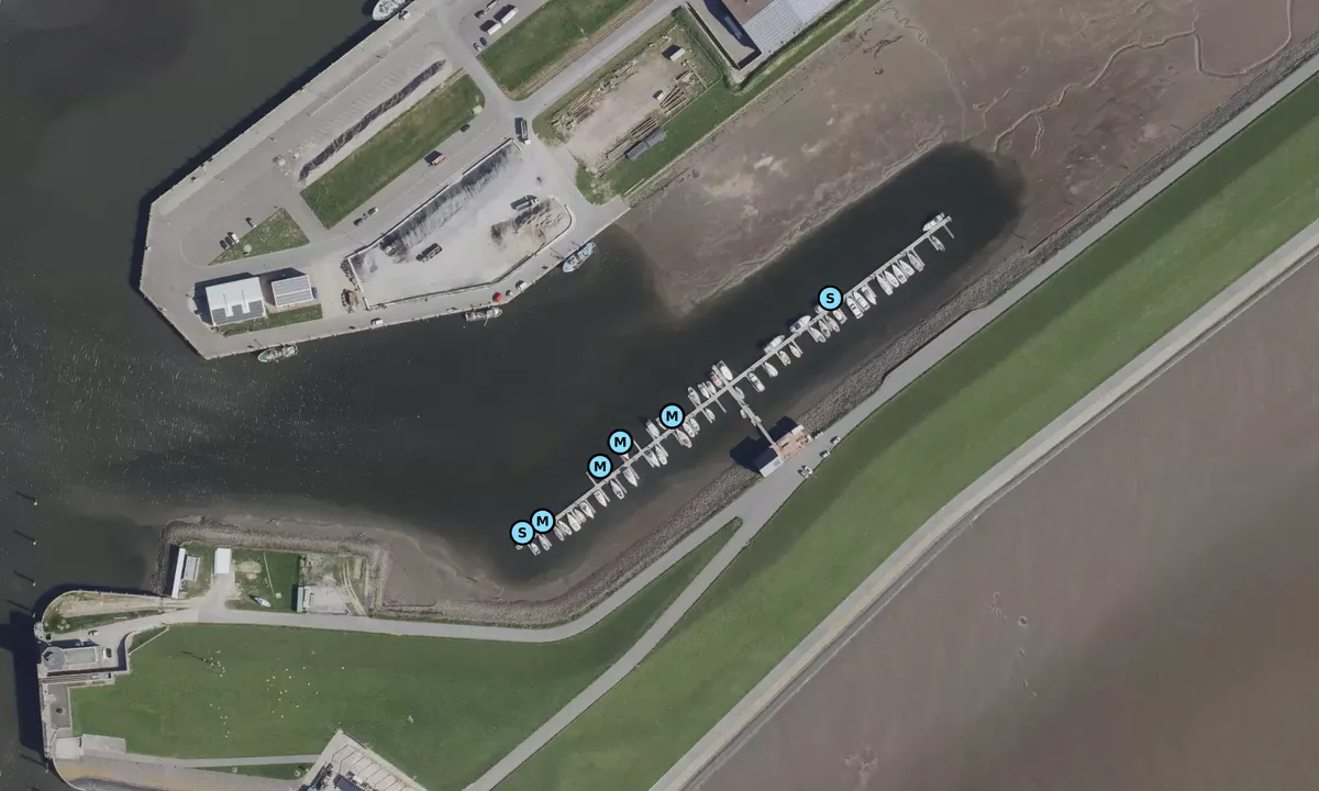 Satelite image of Sportboothafen Büsum