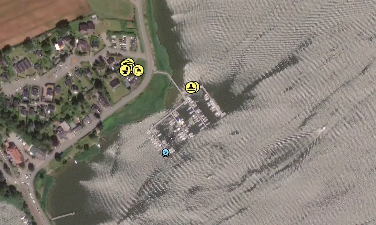 Satelite image of Sportboothafen Lindaunis