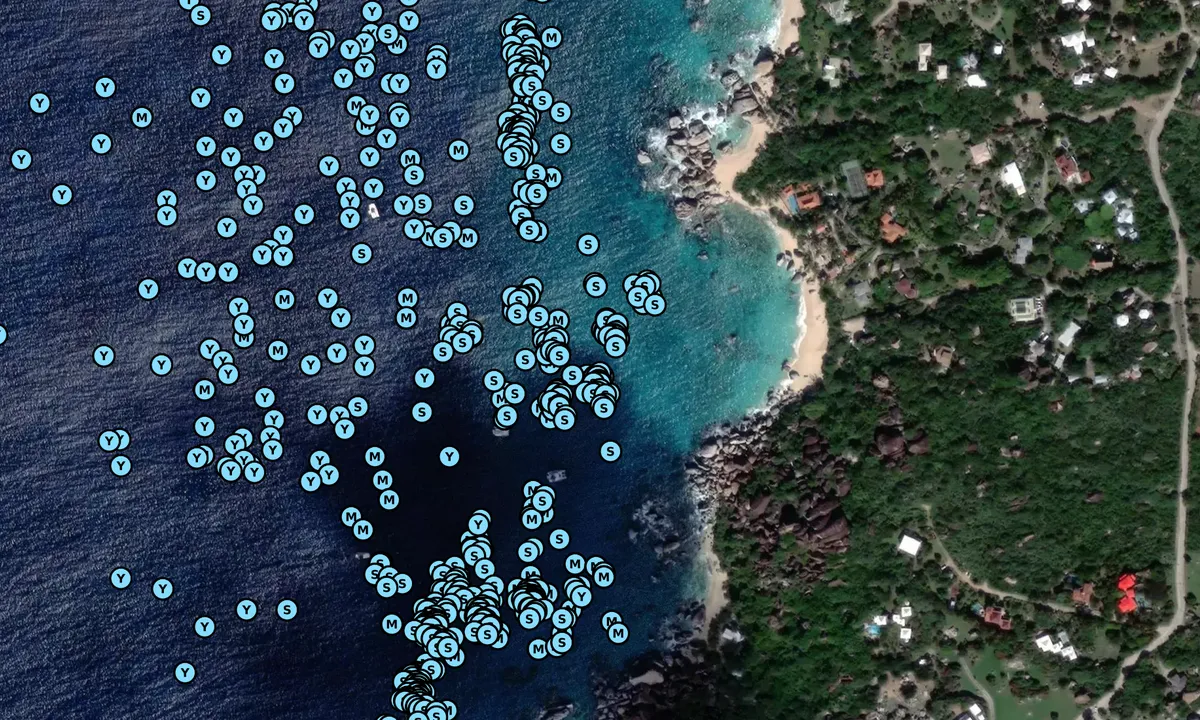 Satelite image of Spring Bay