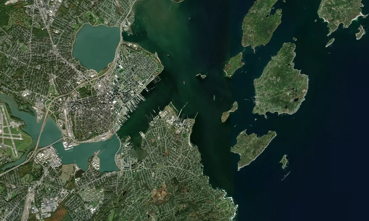 Flyfoto av Spring Point Marina - South Portland