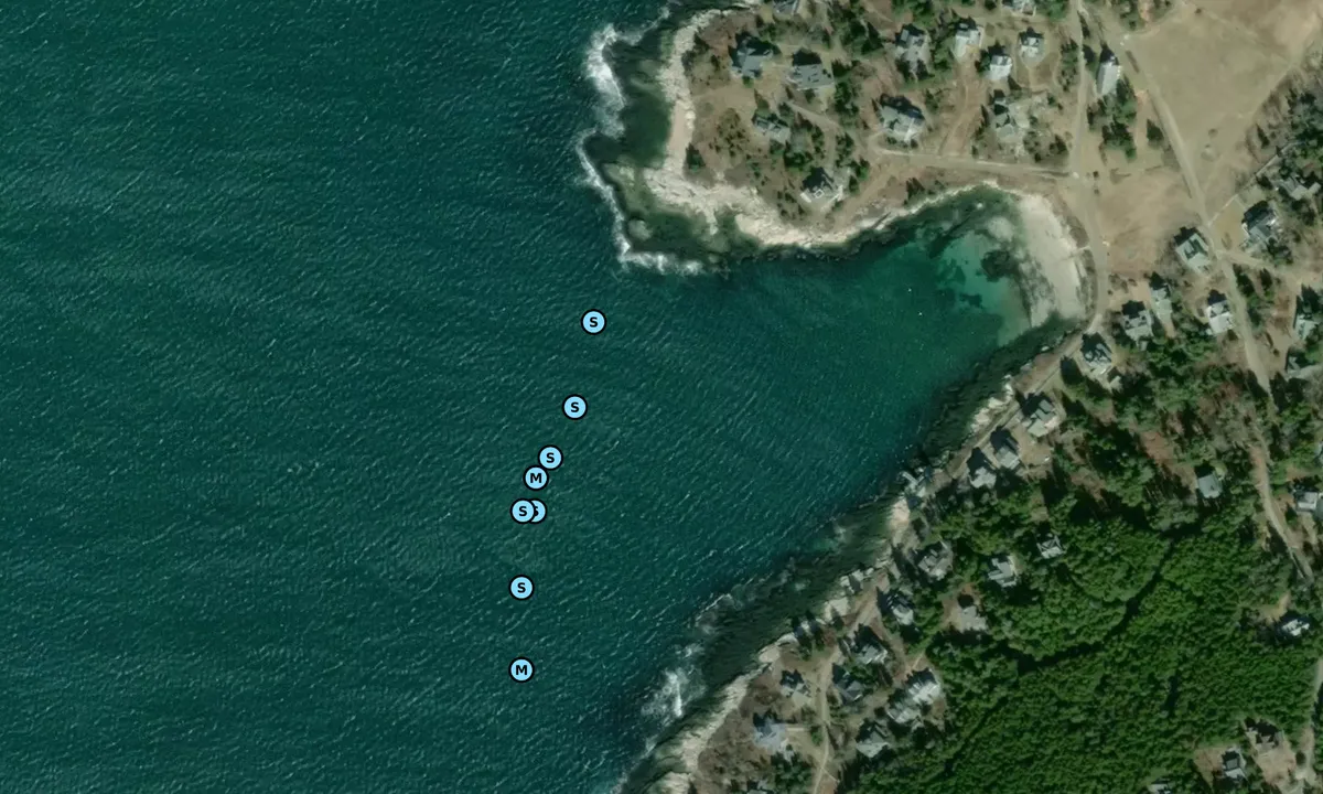 Satelite image of Squirrel Cove  - Southport