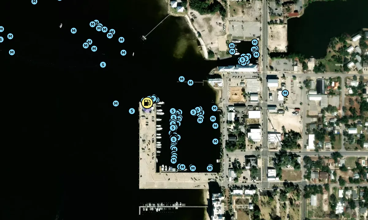 Satelite image of St Andrews Marina - Panama City