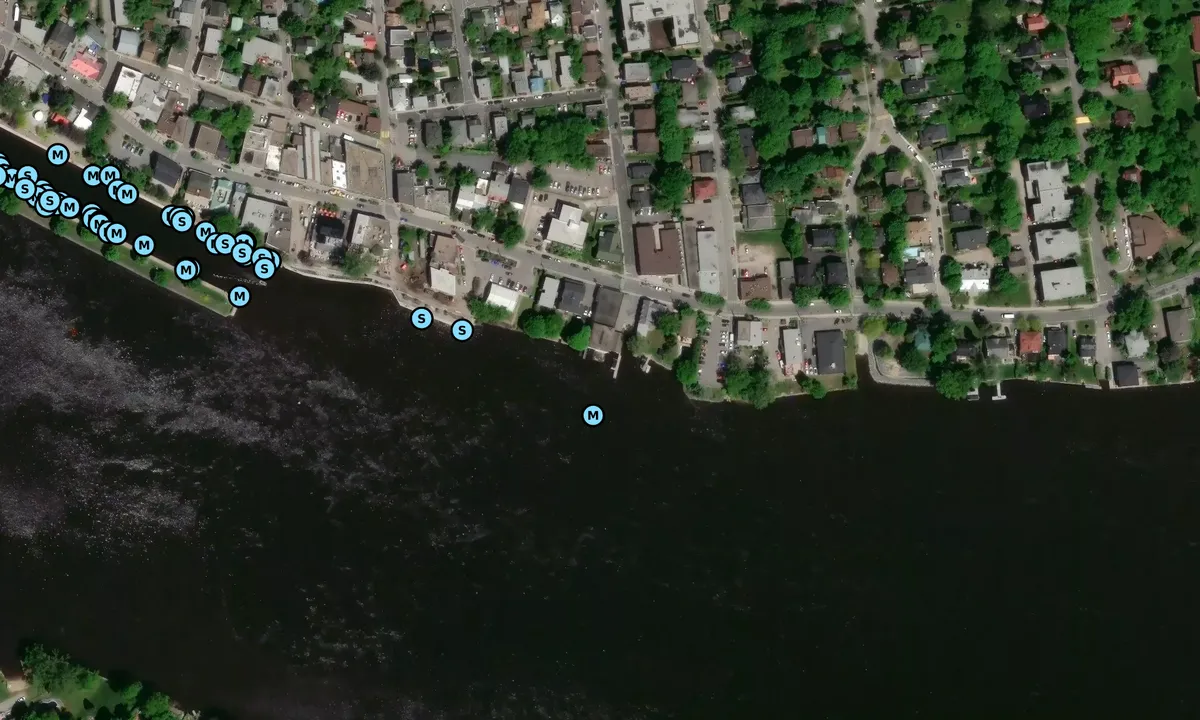 Satelite image of St. Anne Marine