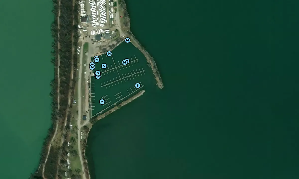 Satelite image of St Catharines Marina