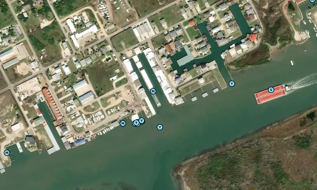 Satelite image of St Christopher's Marina