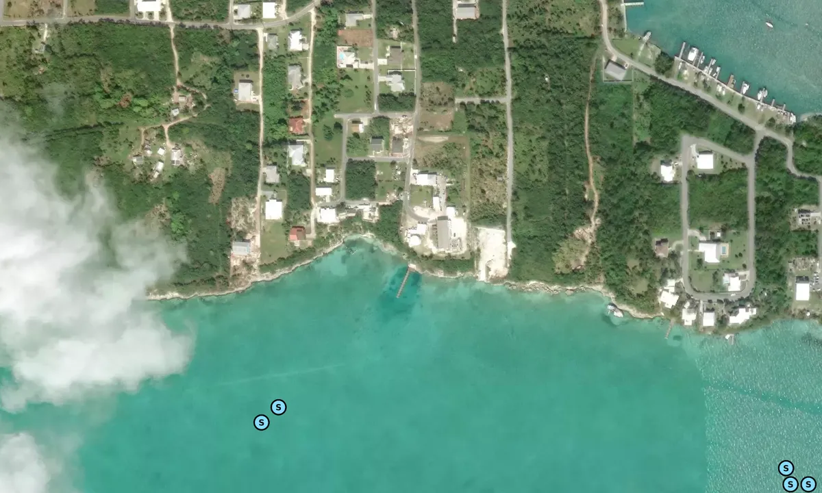 Satelite image of St Georges Cay Power Company