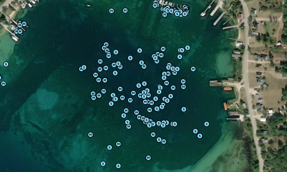 Satelite image of St James Harbor