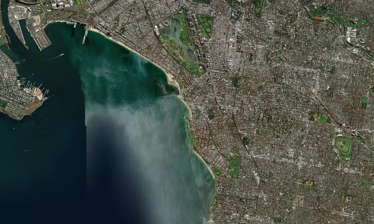 Flyfoto av St Kilda Marina - Port Phillip City