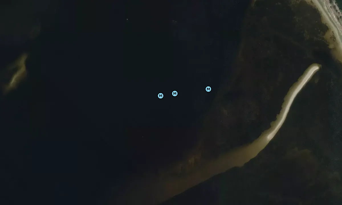 Satelite image of St Marks Lighthouse