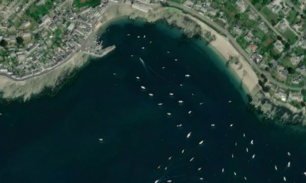 Flyfoto av St. Mawes Visitor Bouys