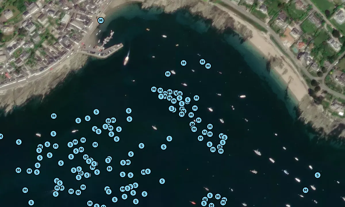 Satelite image of St. Mawes Visitor Bouys