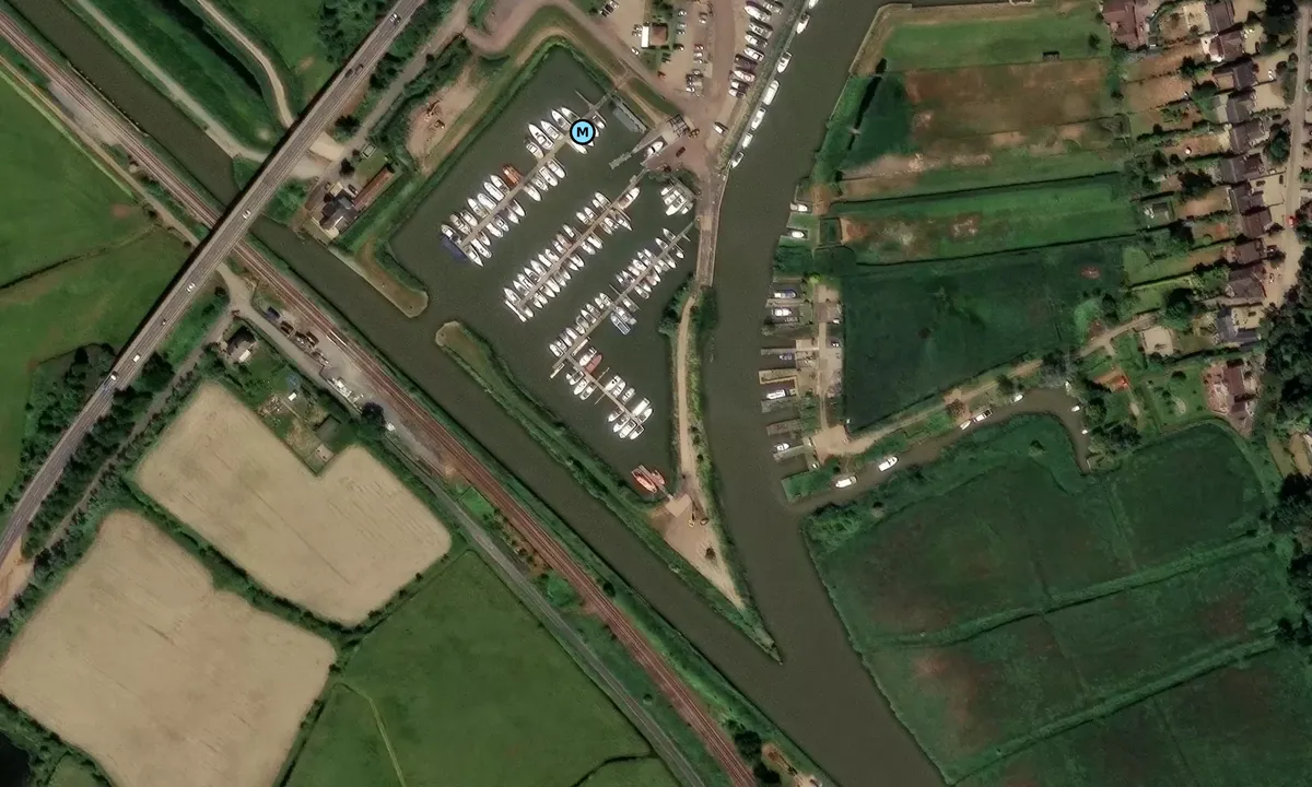 Satelite image of St Olaves Marina - Saint Olaves