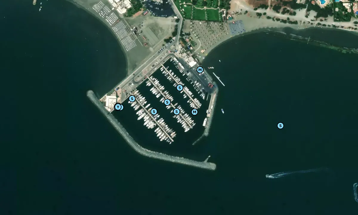 Satelite image of St Raphael Marina - Pyrgos